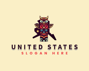 Alaska Totem Pole logo design