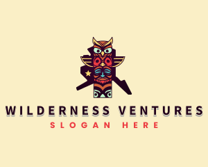 Alaska Totem Pole logo design