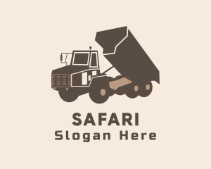 Construction Dump Truck Logo