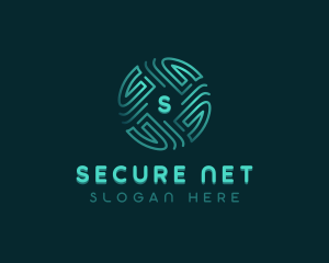 Cybersecurity - Cybersecurity Biometrics Technology logo design