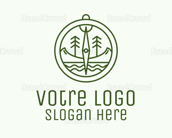 Green Compass Nature Outdoors Logo