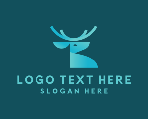 Stag - Wildlife Deer Animal logo design