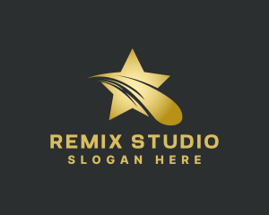 Entertainment Studio Shooting Star logo design