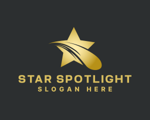 Entertainment Studio Shooting Star logo design