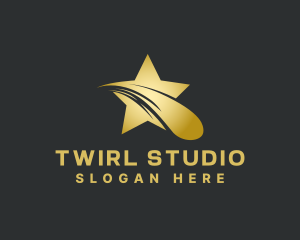 Entertainment Studio Shooting Star logo design