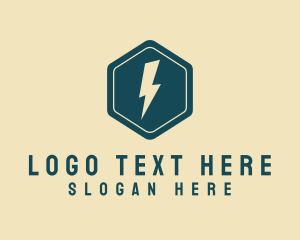 Strike - Hexagon Electric Energy logo design