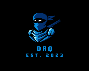 Gamer - Assasin Ninja Warrior logo design