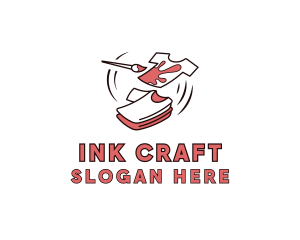 Ink - Tshirt Paint Ink logo design