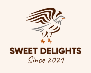 Birdwatch - Minimalist Wild Eagle logo design