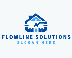 Pipeline - House Plumbing Fix logo design