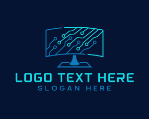Futuristic - Futuristic Programming Software logo design