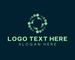 Technology - Data Technology App logo design