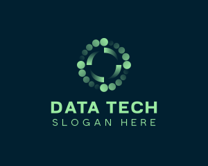 Data - Data Technology App logo design