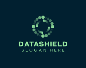 Data Technology App logo design