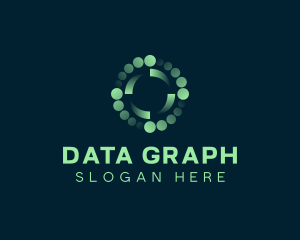 Data Technology App logo design