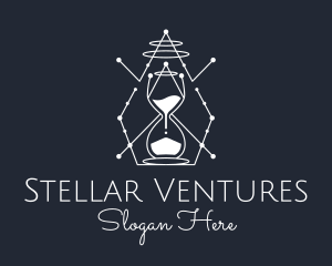 Constellation - Simple Constellation Hourglass logo design