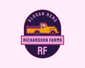 Farm Pickup Truck  logo design