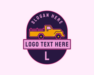 Farm Pickup Truck  Logo