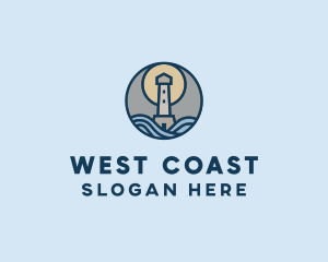 Coast Lighthouse Tower logo design