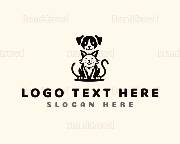 Dog Cat Animal Pet Logo