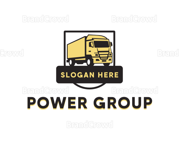 Freight Truck Transport Logo