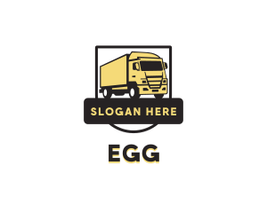 Trucking - Freight Truck Transport logo design