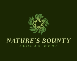 Natural Vegan Leaves logo design