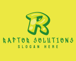 Graphic Gloss Letter R logo design