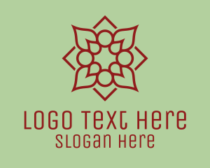 Lodging - Mistletoe Festive Flower logo design