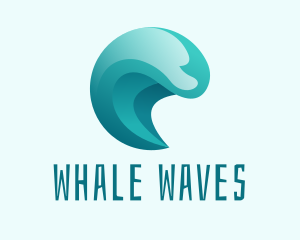 Beach Surfing Wave logo design