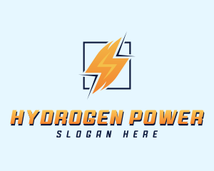 Lightning Power Electrician logo design