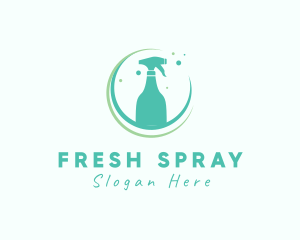 Spray - Sanitary Water Spray logo design