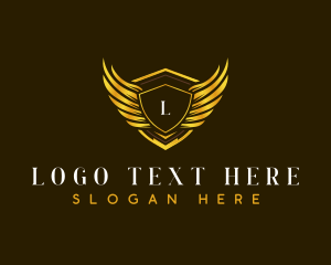 Wealth - Luxury Wing Crest logo design