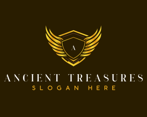 Luxury Wing Crest logo design