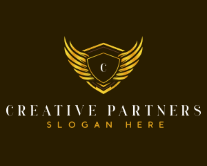 Luxury Wing Crest logo design