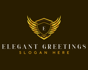 Luxury Wing Crest logo design