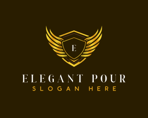 Luxury Wing Crest logo design