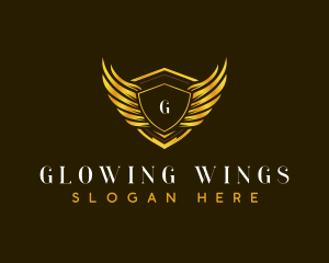 Luxury Wing Crest logo design