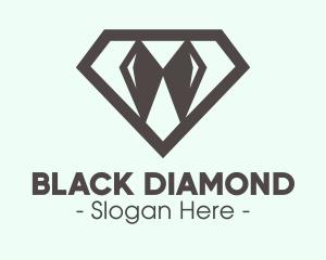 Elegant Diamond Bow Tie logo design