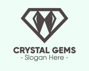 Elegant Diamond Bow Tie logo design