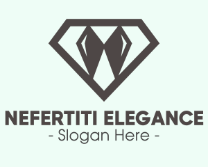 Elegant Diamond Bow Tie logo design