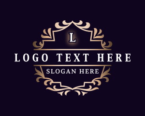 Luxury - Royal Hotel Ornament logo design