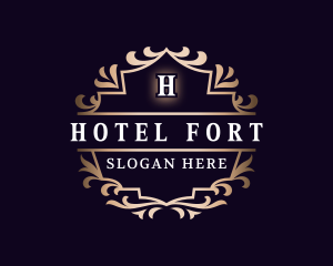 Royal Hotel Ornament logo design