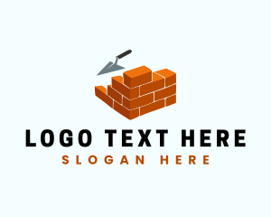 Hardware Store - Brick Masonry Trowel logo design