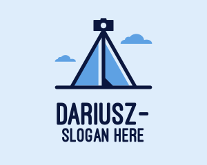 Tent - Camera Tripod Tent logo design