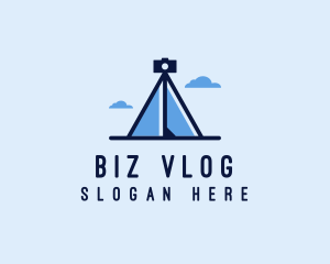 Photography Tripod Tent  logo design