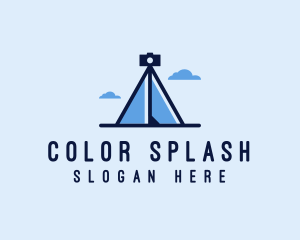 Photography Tripod Tent  logo design