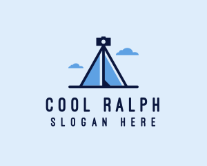 Photography Tripod Tent  logo design