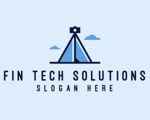 Photography Tripod Tent  logo design