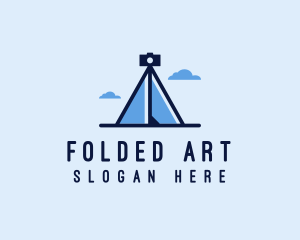 Photography Tripod Tent  logo design